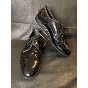 Pronto Uomo Firenze Black Patent Leather Oxford Dress Shoes Men’s 11.5-M Tuxedo